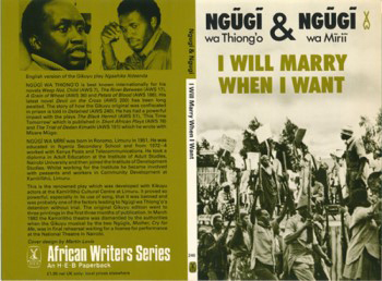 Cover artwork by Martin Lovis shows a group of African Villagers carrying sticks and palcards in demonstration