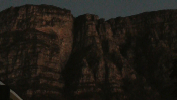 african dawn over Table Mountain east side